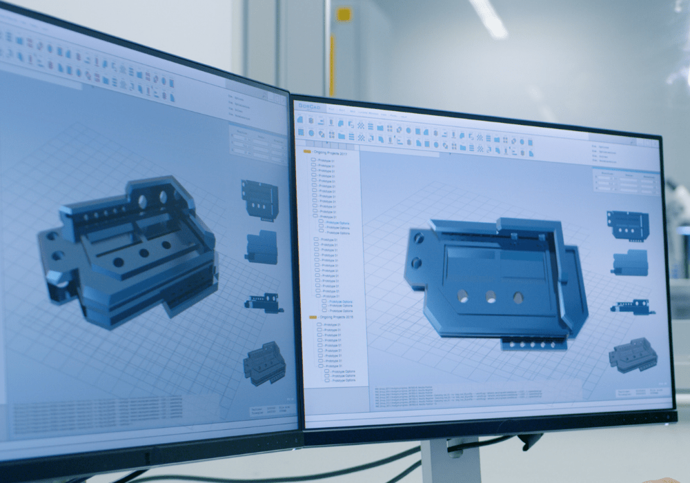 CAD-Planung eines Metallbauteils für Behälterbau bei HB Fertigungs GmbH in Stuhr